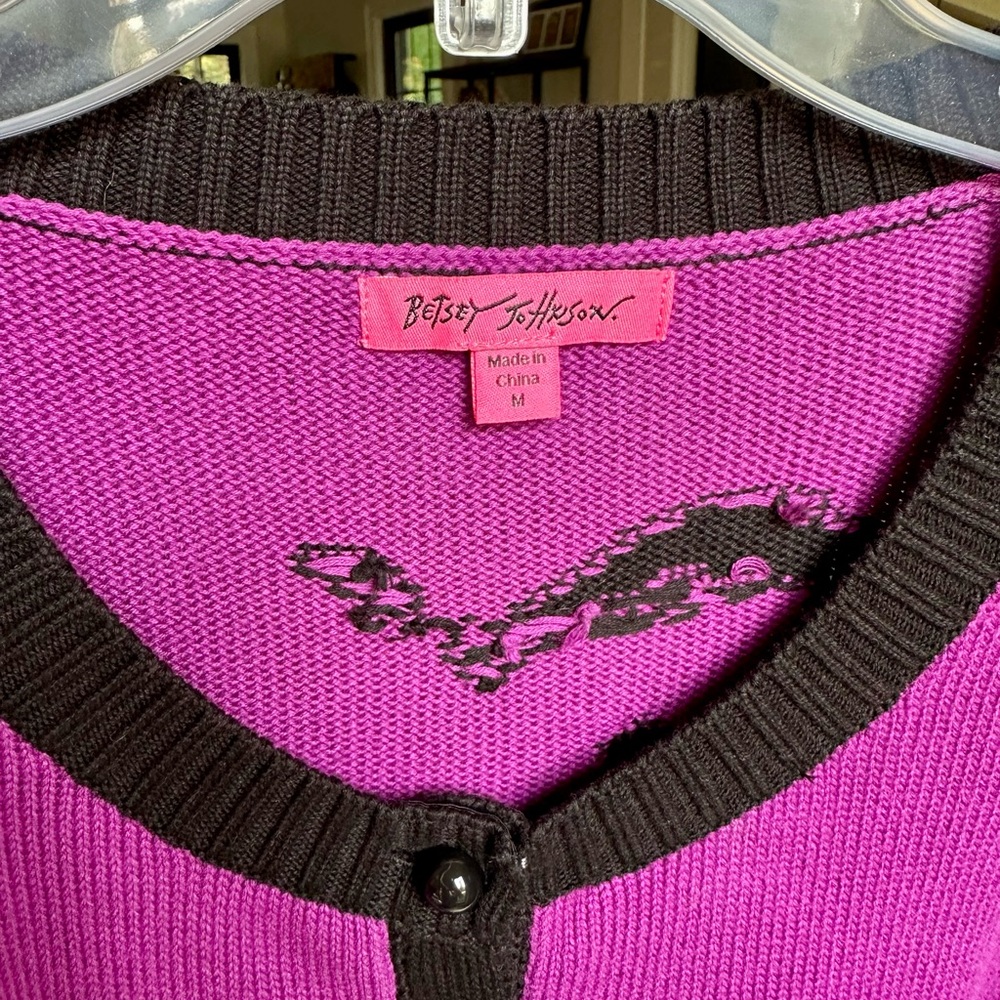 Betsey Johnson Marilyn Monroe Cardigan Sweater - Picture 3 of 7